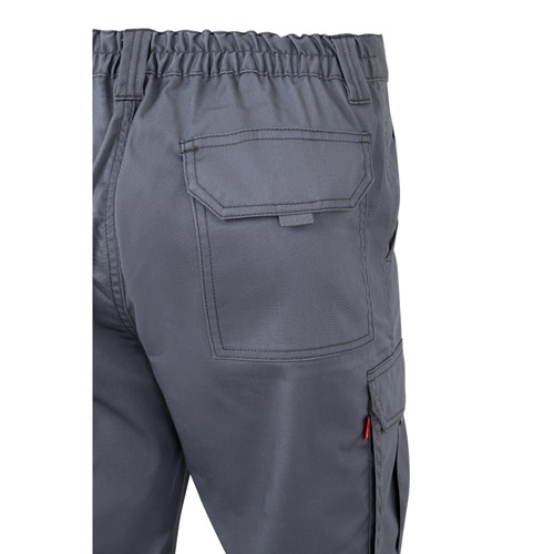 gray VL DIONYSUS. Pantalón multibolsillos bicolor (210 g/m²), en algodón (20%) y poliéster (80%)