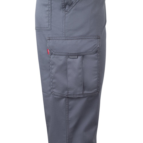 gray VL DIONYSUS. Pantalón multibolsillos bicolor (210 g/m²), en algodón (20%) y poliéster (80%)