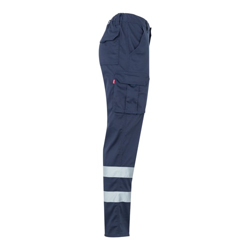 azul marino VL DIONYSUS. Pantalón multibolsillos bicolor (210 g/m²), en algodón (20%) y poliéster (80%)