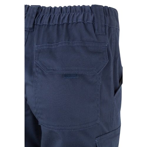 azul marino VL DIONYSUS. Pantalón multibolsillos bicolor (210 g/m²), en algodón (20%) y poliéster (80%)