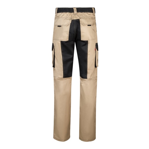 VL NJORD. Pantalón de sarga multibolsillos bicolor (240 g/m²), en algodón (35%) y poliéster (65%)
