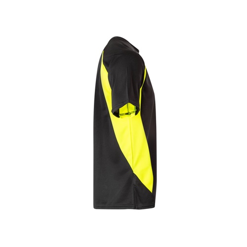 black VL SLAYER. Camiseta técnica ojo de pájaro bicolor (160g/m²), en poliéster (100%)