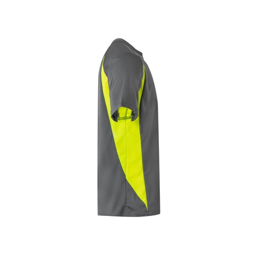 gray VL SLAYER. Camiseta técnica ojo de pájaro bicolor (160g/m²), en poliéster (100%)