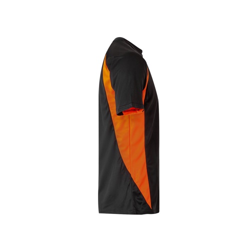 black VL SLAYER. Camiseta técnica ojo de pájaro bicolor (160g/m²), en poliéster (100%)