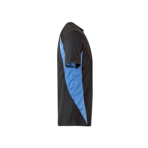 black VL SLAYER. Camiseta técnica ojo de pájaro bicolor (160g/m²), en poliéster (100%)