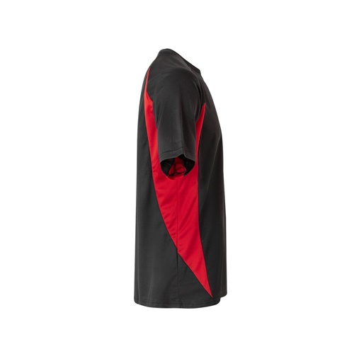 black VL SLAYER. Camiseta técnica ojo de pájaro bicolor (160g/m²), en poliéster (100%)