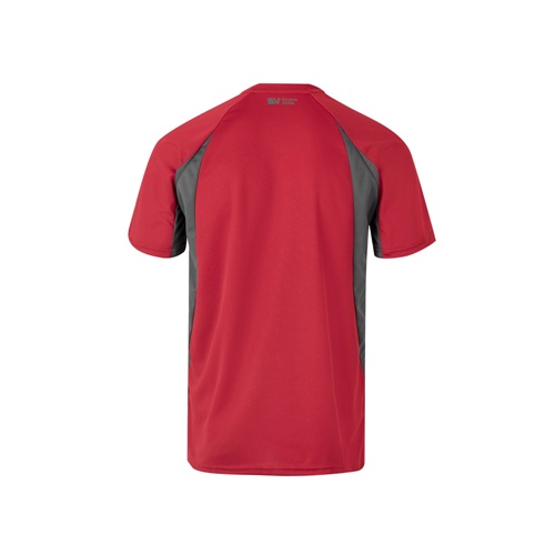 rojo VL SLAYER. Camiseta técnica ojo de pájaro bicolor (160g/m²), en poliéster (100%)