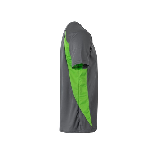 gray VL SLAYER. Camiseta técnica ojo de pájaro bicolor (160g/m²), en poliéster (100%)