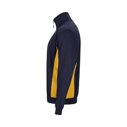 azul marino VL SVAROG. Sudadera de rizo bicolor (260g/m²), en poliéster (65%) y algodón (35%)