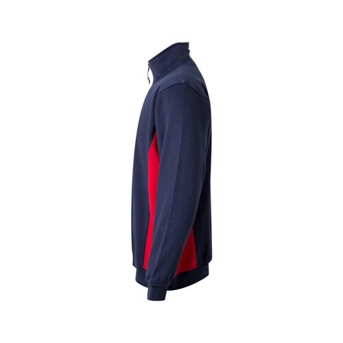 azul marino VL SVAROG. Sudadera de rizo bicolor (260g/m²), en poliéster (65%) y algodón (35%)
