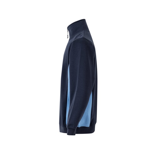 azul marino VL SVAROG. Sudadera de rizo bicolor (260g/m²), en poliéster (65%) y algodón (35%)