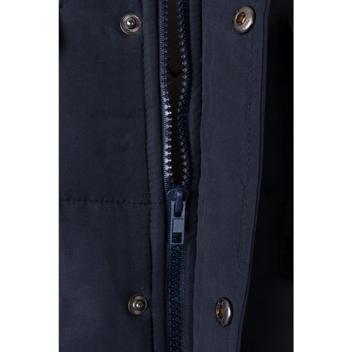 azul marino VL MEFITIS. Chaleco acolchado multibolsillos (220g/m²), en poliéster (100%)