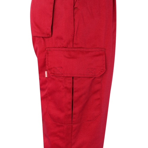 red VL ATHENA. Pantalón de sarga bicolor (210 g/m²), forrado, multibolsillos, en algodón (20 %) y poliéster (80 %)