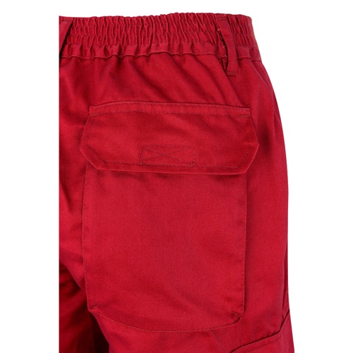 red VL ATHENA. Pantalón de sarga bicolor (210 g/m²), forrado, multibolsillos, en algodón (20 %) y poliéster (80 %)