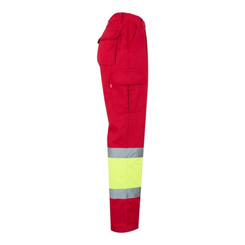 red VL POSEIDON. Pantalón de sarga multibolsillos bicolor (210 g/m²), en algodón (20 %) y poliéster (80 %)