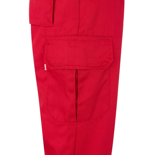 red VL POSEIDON. Pantalón de sarga multibolsillos bicolor (210 g/m²), en algodón (20 %) y poliéster (80 %)
