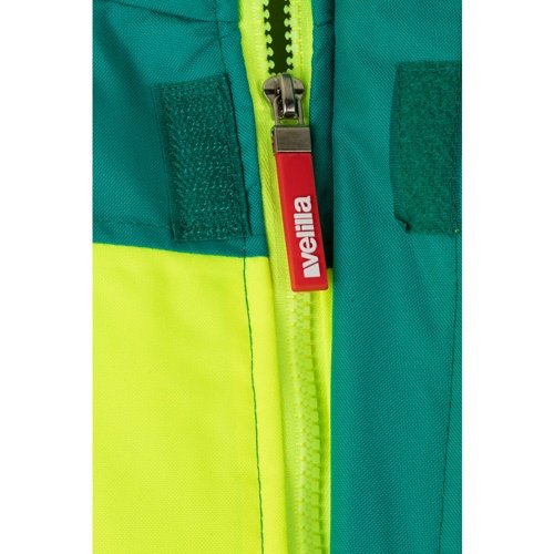 green VL JUPITER. Chaqueta acolchada bicolor (180g/m²) en poliéster (100%), con revestimiento de PU