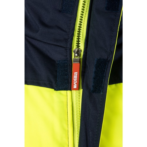 azul marino VL JUPITER LARGE. Chaqueta acolchada bicolor (180g/m²) en poliéster (100%), con revestimiento de PU
