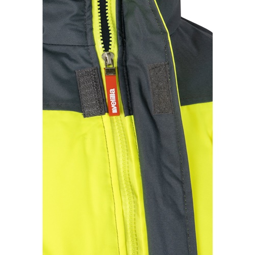 gray VL JUPITER LARGE. Chaqueta acolchada bicolor (180g/m²) en poliéster (100%), con revestimiento de PU
