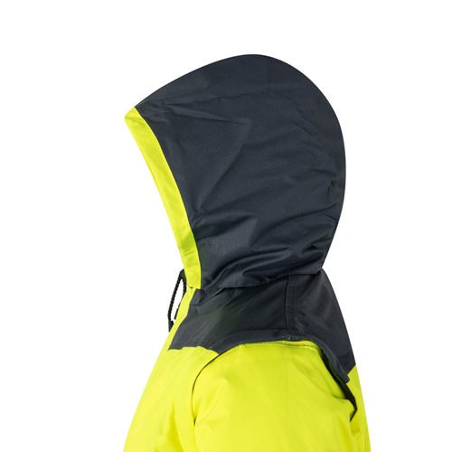 gray VL JUPITER LARGE. Chaqueta acolchada bicolor (180g/m²) en poliéster (100%), con revestimiento de PU