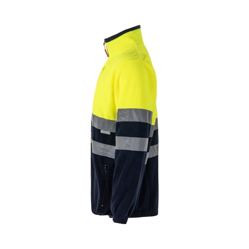 azul marino VL EROS LARGE. Chaqueta polar bicolor (280 g/m²), de poliéster (100%)
