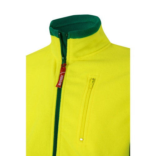 green VL EROS LARGE. Chaqueta polar bicolor (280 g/m²), de poliéster (100%)