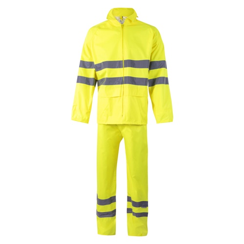 amarillo hexachrome VL VENUS. Traje de lluvia (130g/m²), en poliéster (100%) con revestimiento de PU