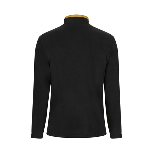 negro VL GERAS. Chaqueta polar bicolor (220g/m²) en poliéster (100%)