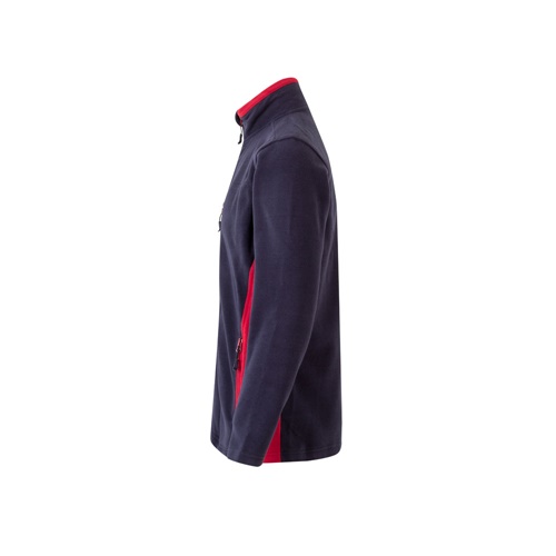 azul marino VL GERAS. Chaqueta polar bicolor (220g/m²) en poliéster (100%)