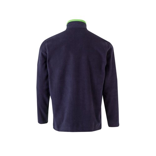 azul marino VL GERAS. Chaqueta polar bicolor (220g/m²) en poliéster (100%)
