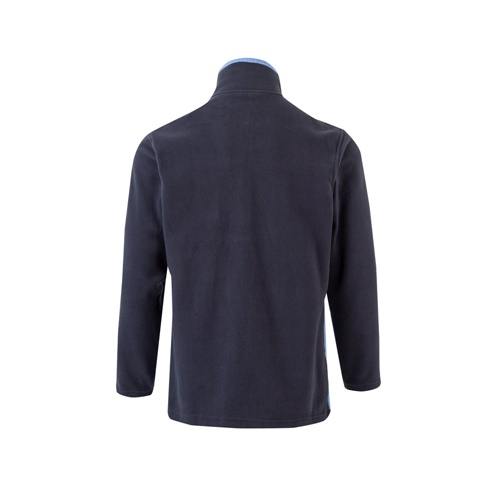 azul marino VL GERAS. Chaqueta polar bicolor (220g/m²) en poliéster (100%)