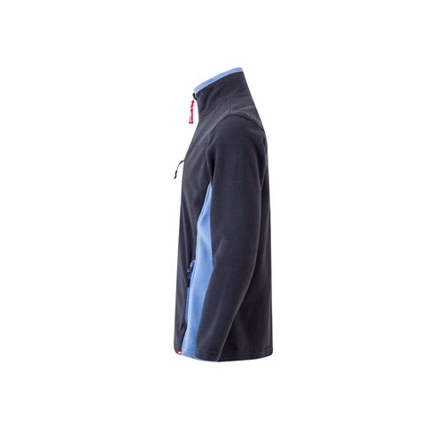 azul marino VL GERAS. Chaqueta polar bicolor (220g/m²) en poliéster (100%)