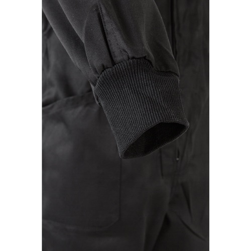 black VL YAMA. Mono de sarga (200g/m²), en algodón (35%) y poliéster (65%)