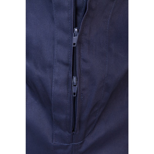 blue VL YAMA. Mono de sarga (200g/m²), en algodón (35%) y poliéster (65%)
