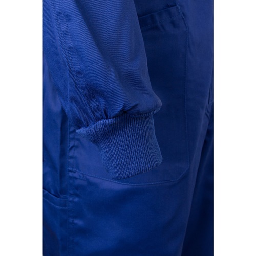 azul royal VL YAMA. Mono de sarga (200g/m²), en algodón (35%) y poliéster (65%)