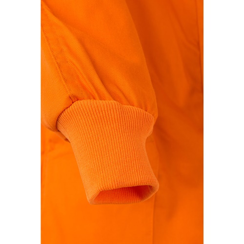 orange VL YAMA. Mono de sarga (200g/m²), en algodón (35%) y poliéster (65%)