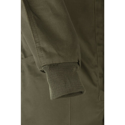 verde militar VL YAMA. Mono de sarga (200g/m²), en algodón (35%) y poliéster (65%)