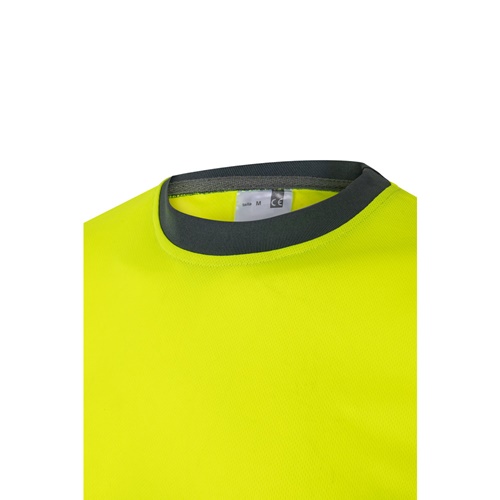 gray VL BRAHMA. Camiseta técnica bicolor ojo de pájaro (140g/m²), en poliéster (100%)
