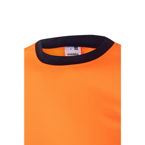 azul marino VL BRAHMA. Camiseta técnica bicolor ojo de pájaro (140g/m²), en poliéster (100%)
