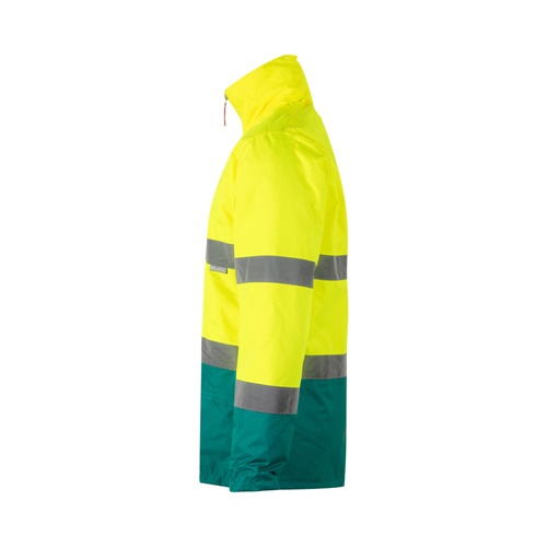 green VL THEMIS LARGE. Parka bicolor (190g/m²), en poliéster (100%), con revestimiento de PU
