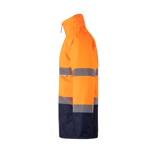 azul marino VL THEMIS LARGE. Parka bicolor (190g/m²), en poliéster (100%), con revestimiento de PU