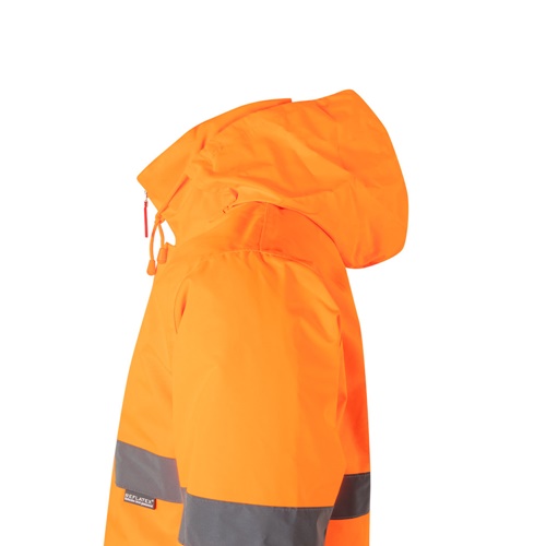 azul marino VL THEMIS LARGE. Parka bicolor (190g/m²), en poliéster (100%), con revestimiento de PU