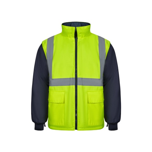 azul marino VL JUNO. Parka 4 en 1 bicolor (180g/m²), en poliéster (100%) con revestimiento de PU