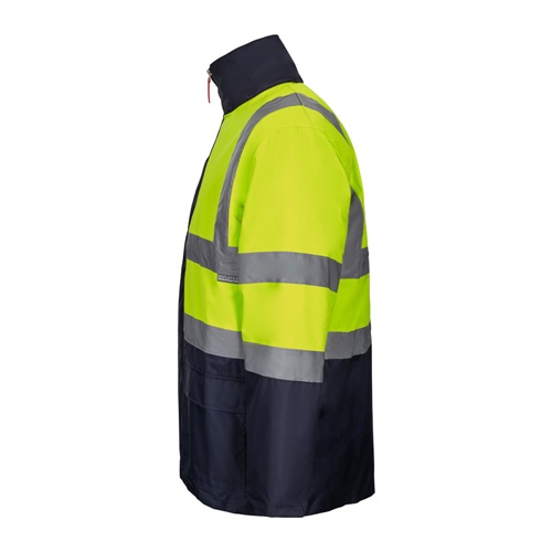 azul marino VL JUNO LARGE. Parka 4 en 1 bicolor (180g/m²), en poliéster (100%) con revestimiento de PU