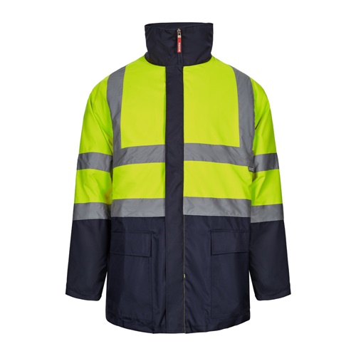 azul marino VL JUNO LARGE. Parka 4 en 1 bicolor (180g/m²), en poliéster (100%) con revestimiento de PU