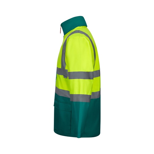 green VL JUNO LARGE. Parka 4 en 1 bicolor (180g/m²), en poliéster (100%) con revestimiento de PU