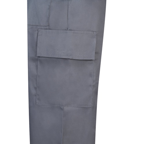 gray VL AINE. Pantalón multibolsillos de sarga (190g/m²), en algodón (20%) y poliéster (80%)