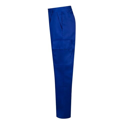 azul royal VL AINE. Pantalón multibolsillos de sarga (190g/m²), en algodón (20%) y poliéster (80%)