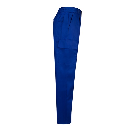 azul royal VL AINE. Pantalón multibolsillos de sarga (190g/m²), en algodón (20%) y poliéster (80%)