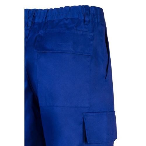azul royal VL AINE. Pantalón multibolsillos de sarga (190g/m²), en algodón (20%) y poliéster (80%)